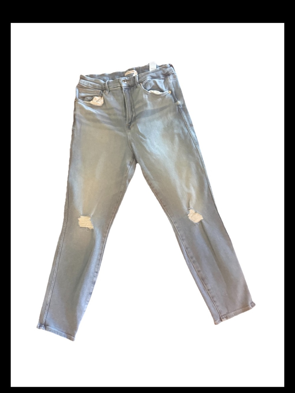 Good American Good Curve Crop Women Jeans Size 14